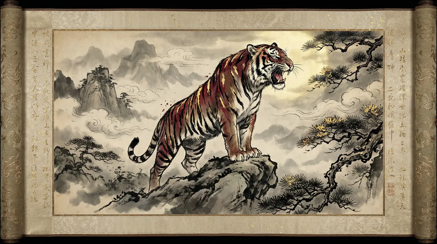 虎图腾 - 四虎影视 | 虎文化研究