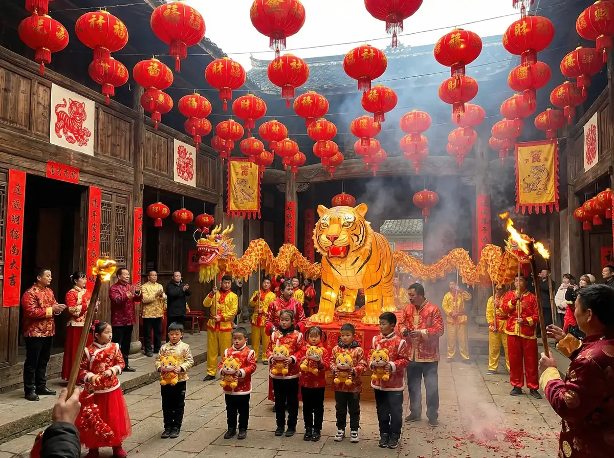 虎年庆典活动 - 四虎影视 | 虎图腾民俗