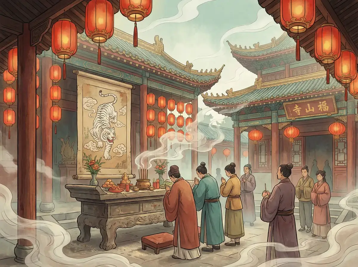 白虎神祭祀仪式 - 四虎影视 | 闽南虎信仰